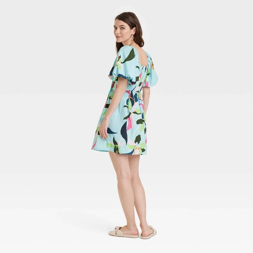A New Day Puff Short Sleeve Dress - Picture 8 of 8